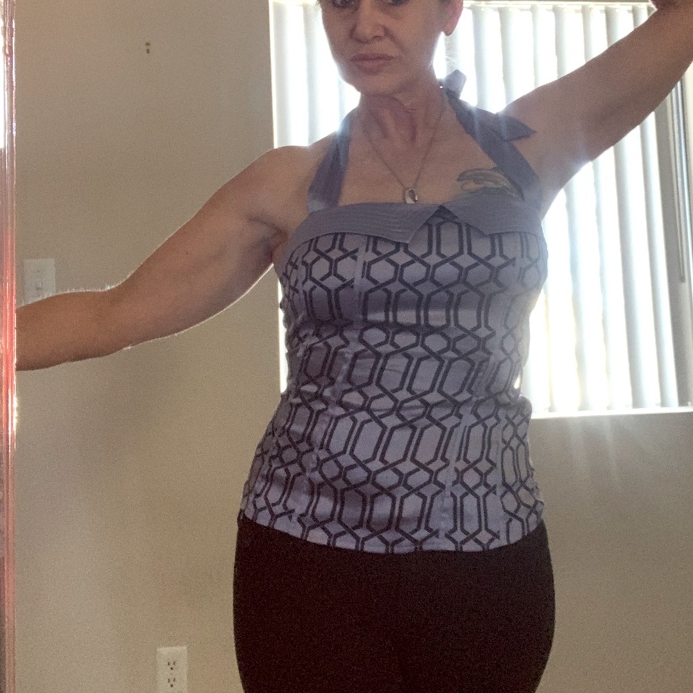 Bebe silk halter